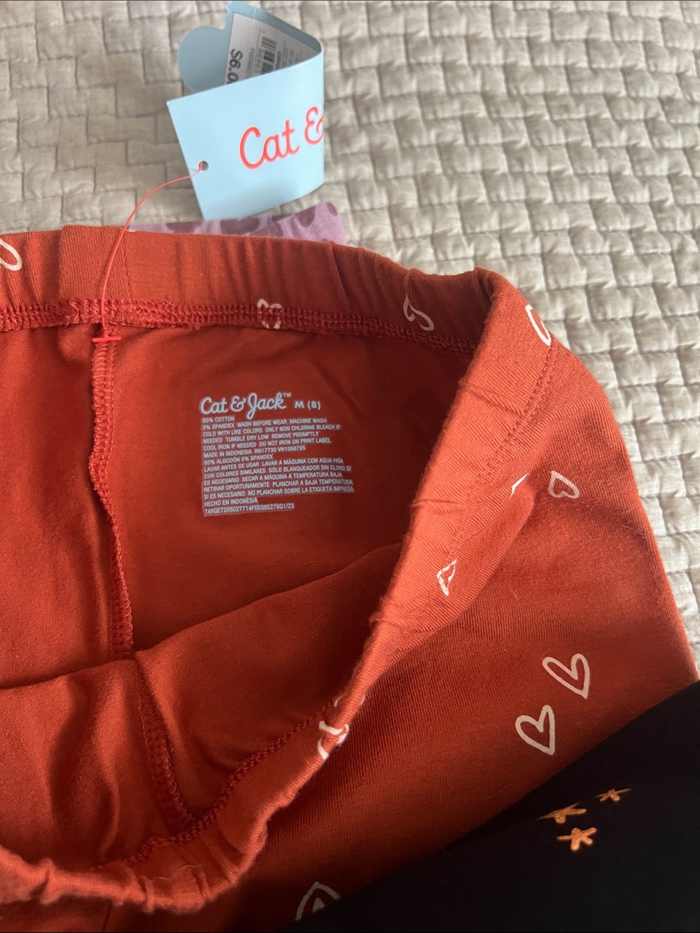 Set of 3 leggings. Cat&Jack size M(8). NWT! - Picture 3 of 4